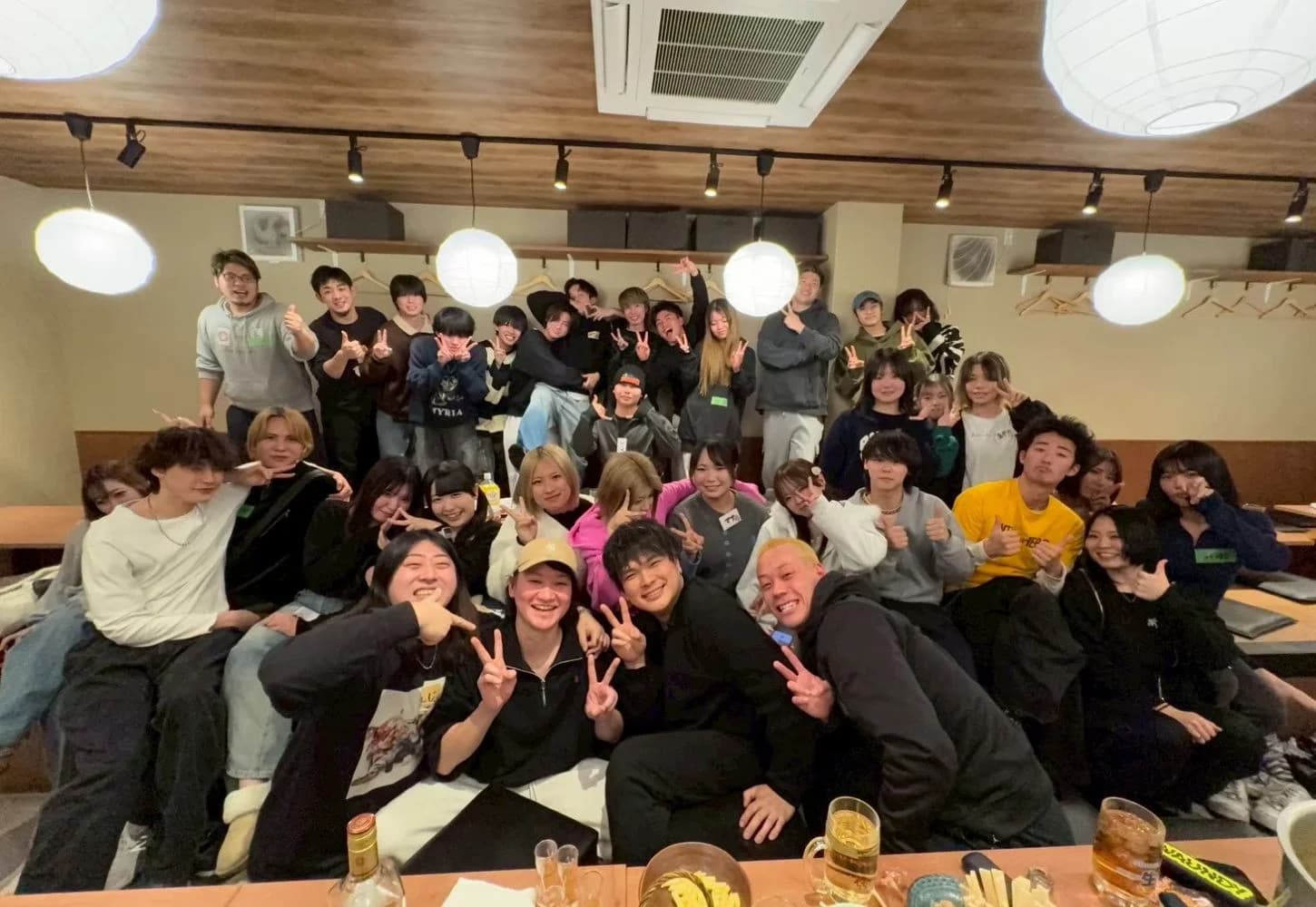 スタッフの飲み会の様子